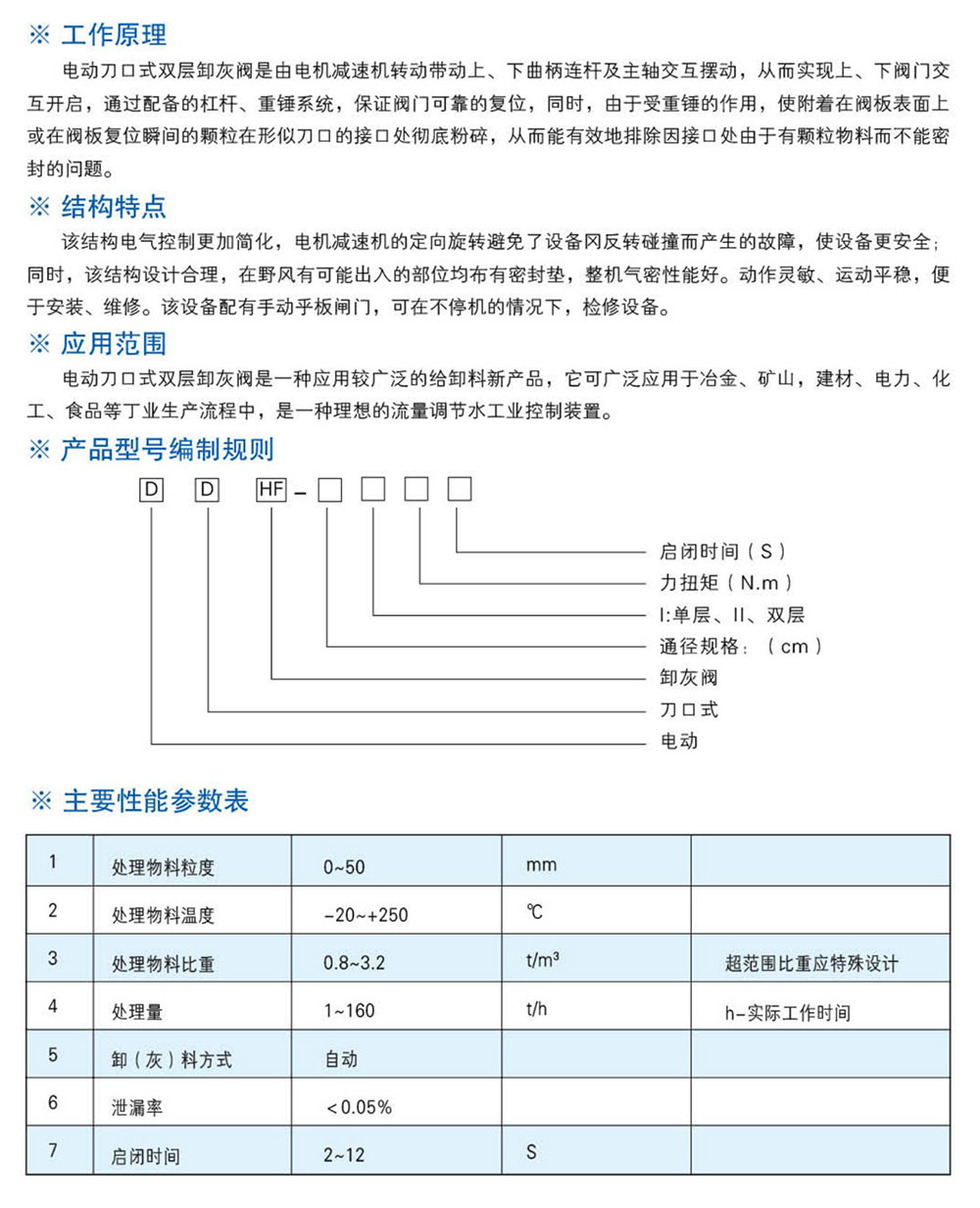 DDHF电动刀口式双层卸灰阀-详情